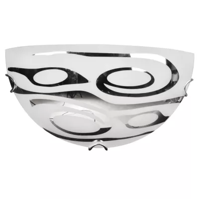 Moderní nástěnné osvětlení EDGAR - 1xE27, 60W, chromované / čiré