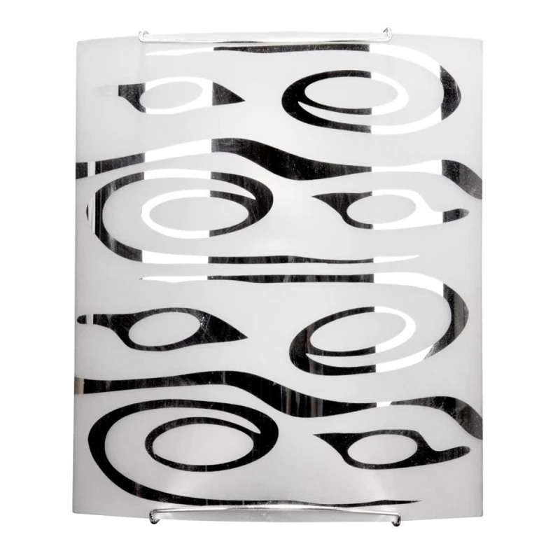 Moderní nástěnné osvětlení EDGAR - 1xE27, 60W, hranaté, chromované / čiré