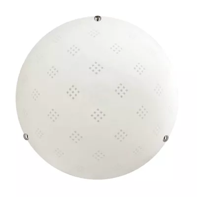 Stropní kulaté osvětlení FANUSA - 1xE27, 60W, 30cm, bílé