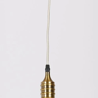 Lankový závěs FELAN - 1xE27, 60W, černý / patina