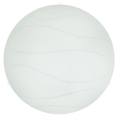 Přisazené stropní moderní osvětlení FLAP - 1xE27, 60W, 30cm, kulaté, bílé