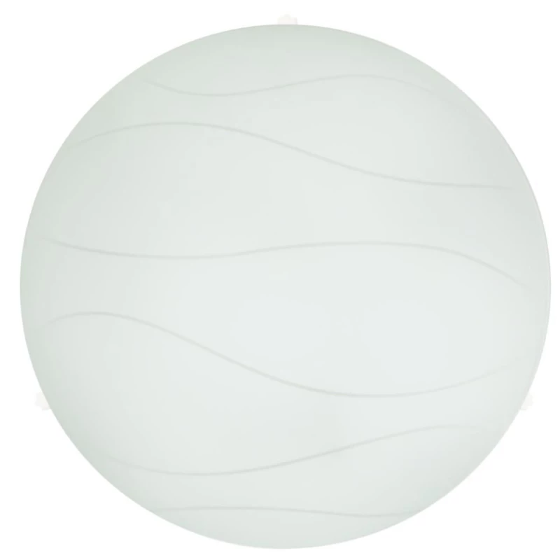 Přisazené stropní moderní osvětlení FLAP - 1xE27, 60W, 30cm, kulaté, bílé