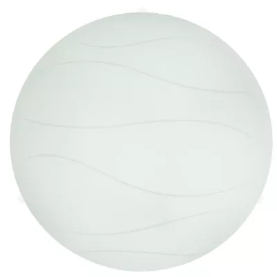 Přisazené stropní moderní osvětlení FLAP - 1xE27, 60W, 30cm, kulaté, bílé