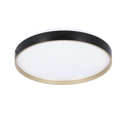 LED stropní osvětlení FLORIDA - 18W, 4000K (denní bílá), 33cm, černé / zlaté