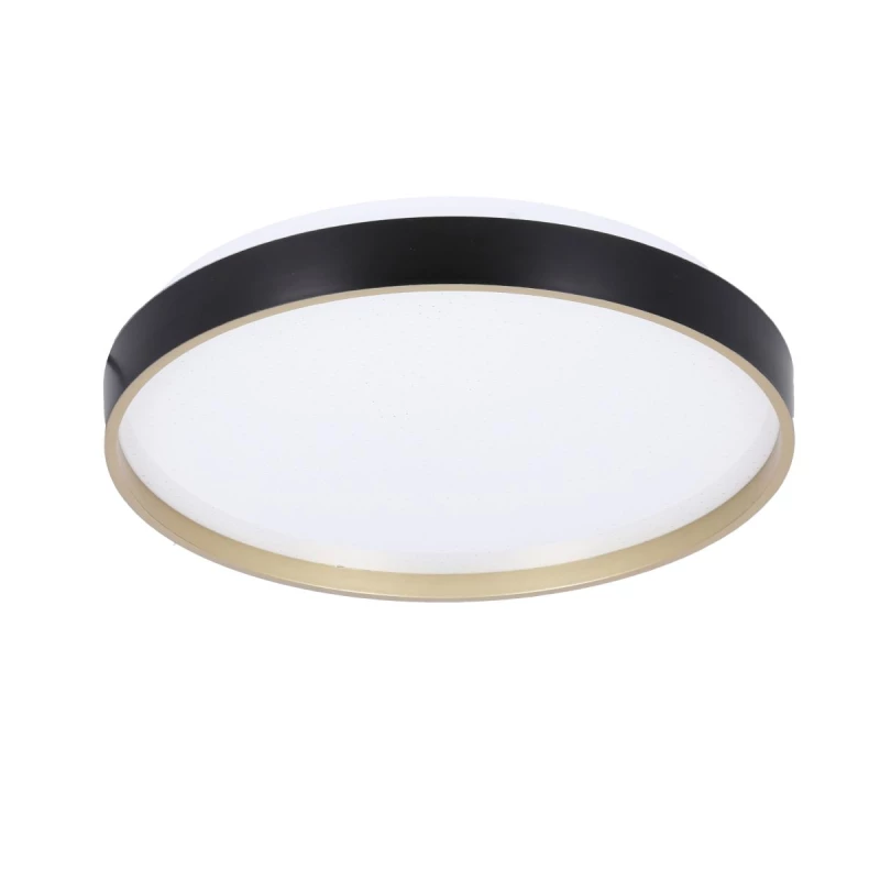 LED stropní osvětlení FLORIDA - 18W, 4000K (denní bílá), 33cm, černé / zlaté