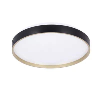 LED stropní osvětlení FLORIDA - 18W, 4000K (denní bílá), 33cm, černé / zlaté