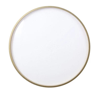 LED stropní osvětlení FLORIDA - 18W, 4000K (denní bílá), 33cm, černé / zlaté