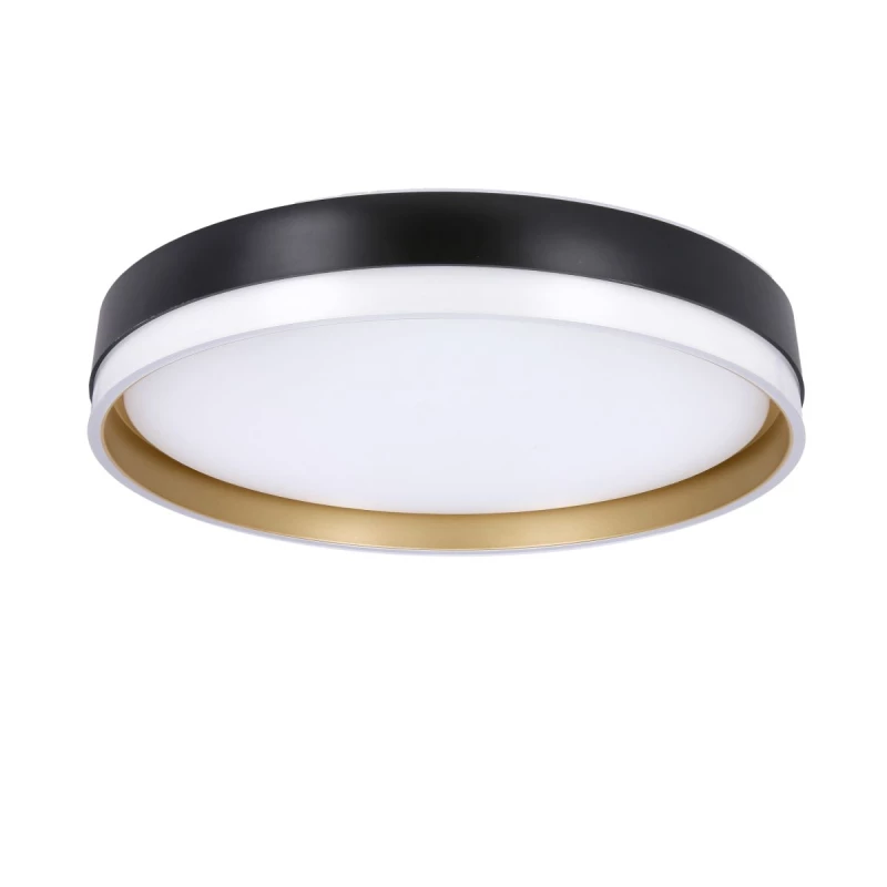 LED stropní osvětlení FLORIDA - 24W, 4000K (denní bílá), 38cm, černé / bílé / zlaté