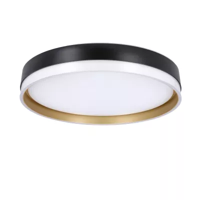 LED stropní osvětlení FLORIDA - 24W, 4000K (denní bílá), 38cm, černé / bílé / zlaté