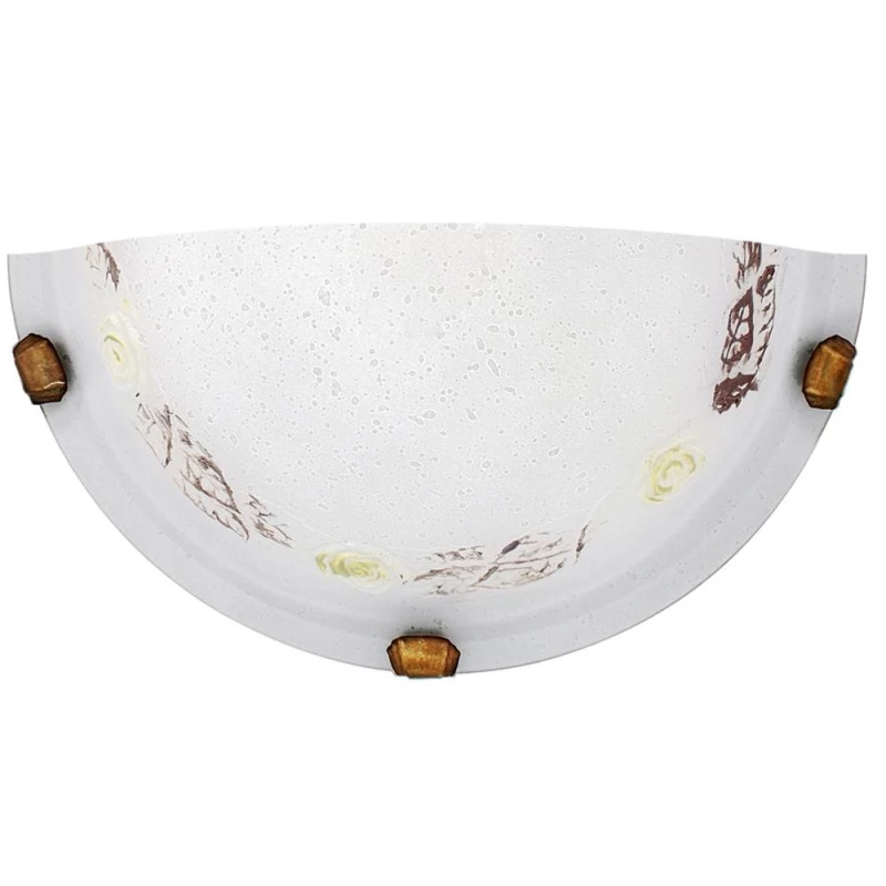 Nástěnné osvětlení FONSY - 1xE27, 60W, patina / bílé