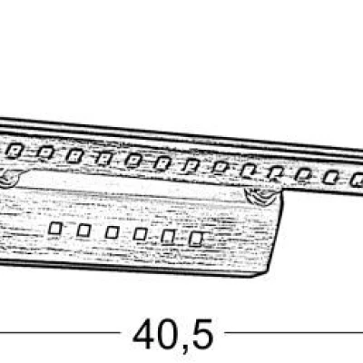 LED nástěnné osvětlení FORTE - 5W+2W, 6500K (studená bílá), chromované