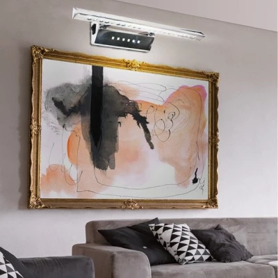 LED nástěnné osvětlení FORTE - 5W+2W, 6500K (studená bílá), chromované