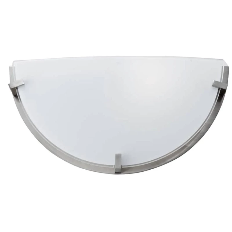 Nástěnné moderní osvětlení FRENA - 1xE27, 60W, stříbrné / bílé