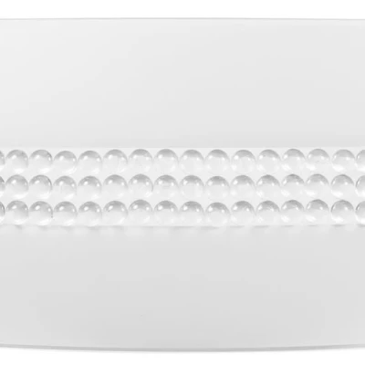 Nástěnné moderní osvětlení FUZO - 2xE27, 60W, hranaté, bílé