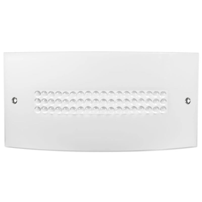 Nástěnné moderní osvětlení FUZO - 2xE27, 60W, hranaté, bílé