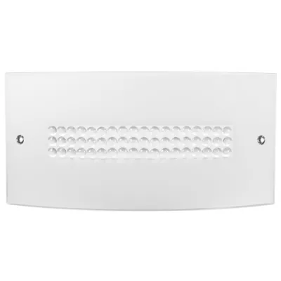 Nástěnné moderní osvětlení FUZO - 2xE27, 60W, hranaté, bílé