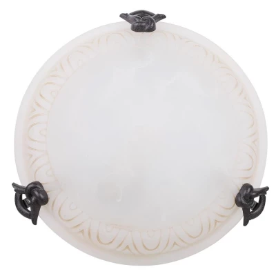 Stropní / nástěnné osvětlení GIO - 1xE27, 60W, 31cm, kulaté, bílé