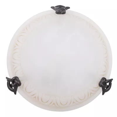 Stropní / nástěnné osvětlení GIO - 1xE27, 60W, 31cm, kulaté, bílé