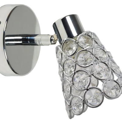 Nástěnné designové osvětlení GLOSSY - 1xG9, 40W, chromované