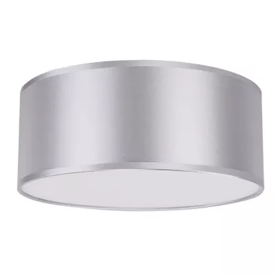 Stropní přisazené osvětlení GLOVEN - 2xE27, 40W, 30cm, kulaté, světlé šedé