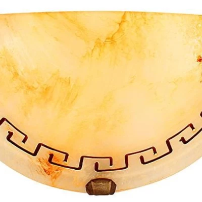 Nástěnné svítidlo GRECKI - 1xE27, 60W, patina / hnědé