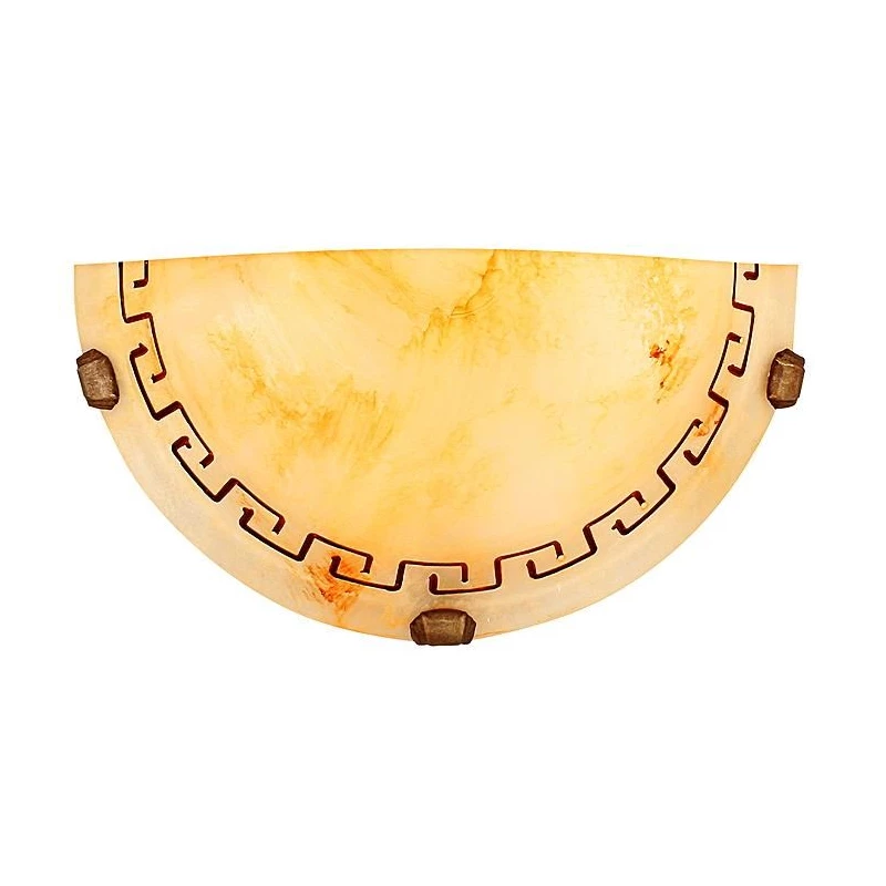 Nástěnné svítidlo GRECKI - 1xE27, 60W, patina / hnědé