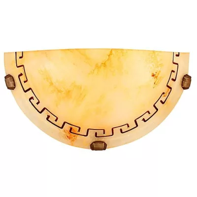 Nástěnné svítidlo GRECKI - 1xE27, 60W, patina / hnědé