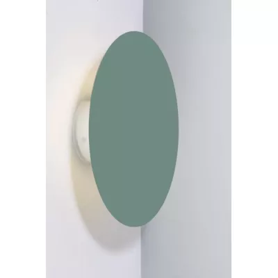 Moderní nástěnné LED osvětlení HOLAR - 6W, 4000K (denní bílá), 15cm, kulaté, zelené