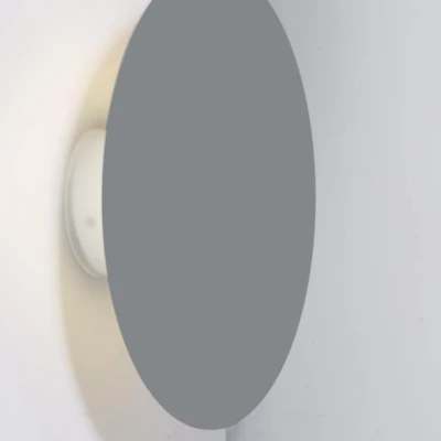 Moderní nástěnné LED osvětlení HOLAR - 6W, 4000K (denní bílá), 15cm, kulaté, šedé