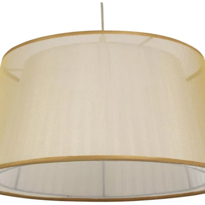 Moderní závěsné osvětlení CHARLIE, 1xE27, 60W, bílé / zlaté