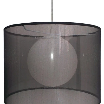 Moderní závěsné osvětlení CHICAGO - 1xE27, 60W, černé