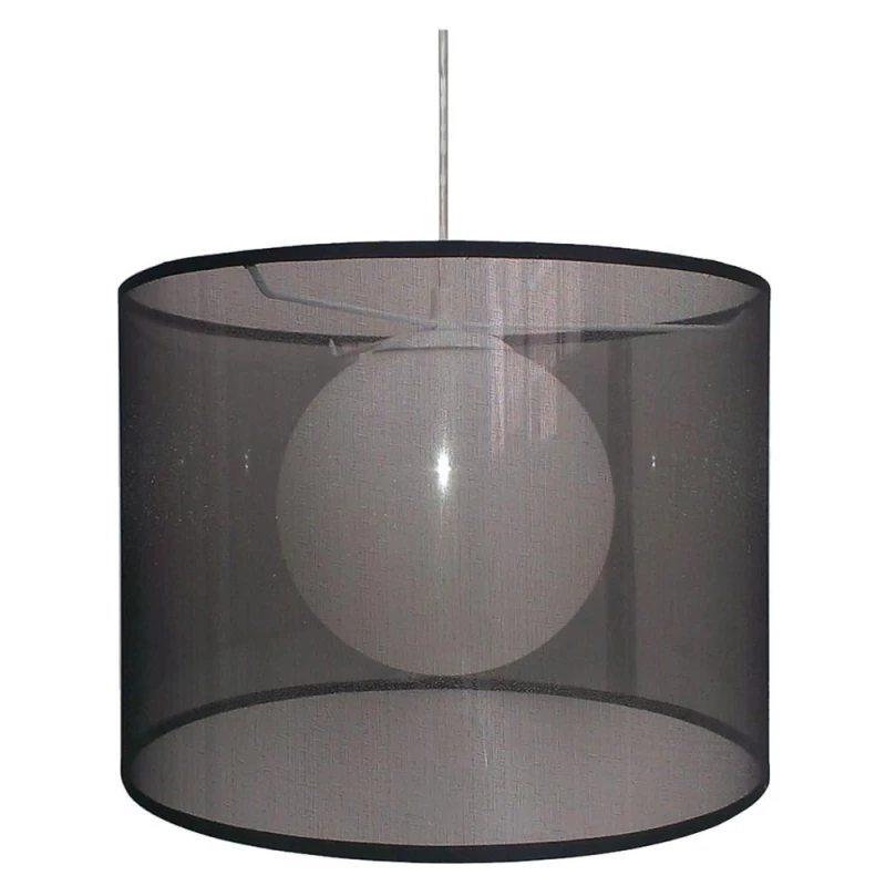 Moderní závěsné osvětlení CHICAGO - 1xE27, 60W, černé