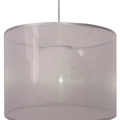 Moderní závěsné osvětlení CHICAGO - 1xE27, 60W, stříbrné