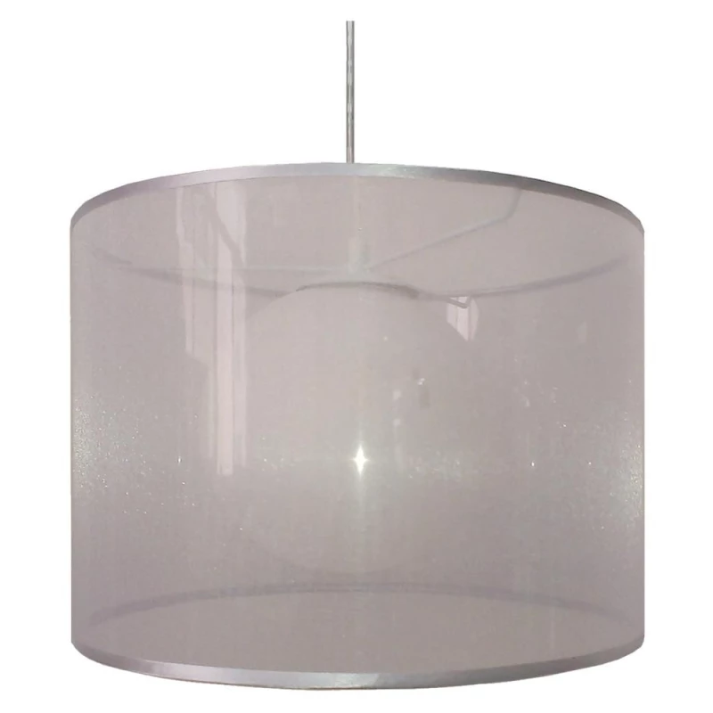 Moderní závěsné osvětlení CHICAGO - 1xE27, 60W, stříbrné