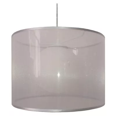 Moderní závěsné osvětlení CHICAGO - 1xE27, 60W, stříbrné
