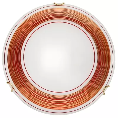 Stropní přisazené osvětlení IZIS - 1xE27, 60W, červené / žluté