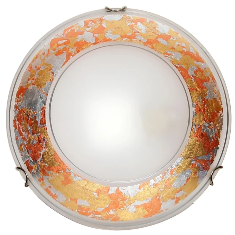 Stropní přisazené osvětlení IZIS - 1xE27, 60W, zlaté / stříbrné