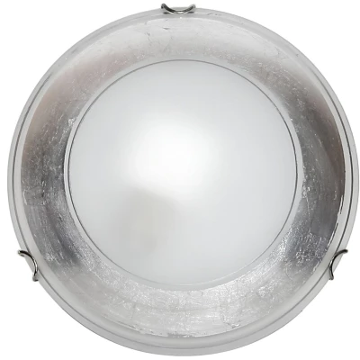 Stropní přisazené osvětlení IZIS - 1xE27, 60W, stříbrné