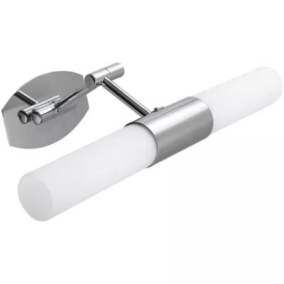 Nástěnné flexibilní osvětlení JADET - 2xE14, 40W, chromované / bílé