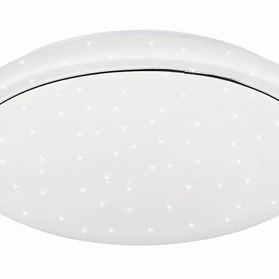 Stropní LED světlo s efektem noční oblohy JASPER - 24W, 4000K (denní bílá), 38cm, kulaté, bílé