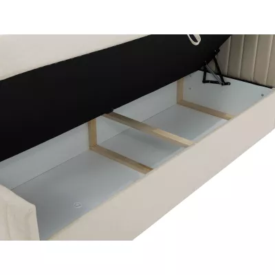 Kontinentální manželská postel 160x200 VASHON 2 - pastelová růžová + topper ZDARMA