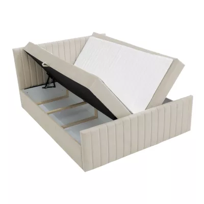 Kontinentální manželská postel 180x200 VASHON 2 - pastelová růžová + topper ZDARMA