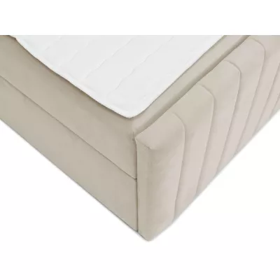 Kontinentální manželská postel 180x200 VASHON 2 - modrá + topper ZDARMA