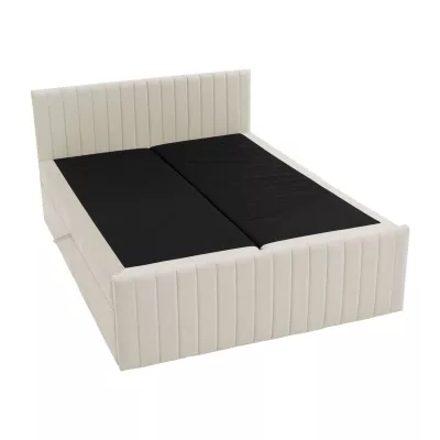 Kontinentální manželská postel 180x200 VASHON 2 - šedá + topper ZDARMA