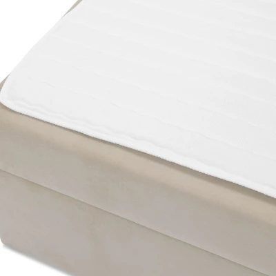 Boxspringová manželská postel 180x200 VASHON 1 - šedá + topper ZDARMA