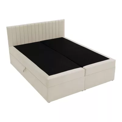 Boxspringová manželská postel 160x200 VASHON 1 - modrá + topper ZDARM