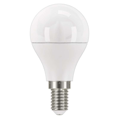 LED žárovka Classic Mini Globe, E14, 8W, neutrální bílá