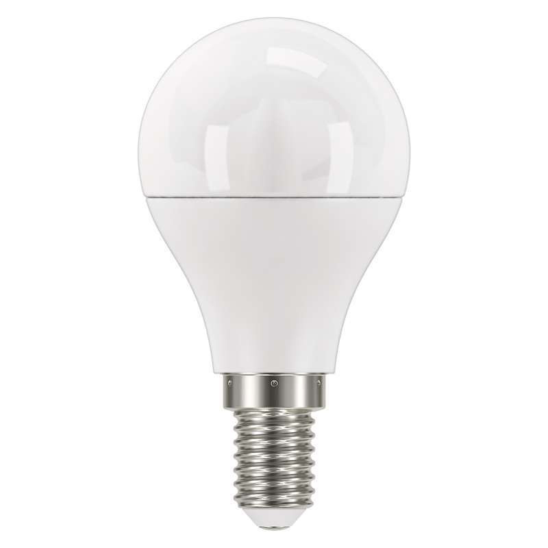 LED žárovka Classic Mini Globe, E14, 8W, neutrální bílá