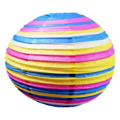 Papírové stínidlo KOKON - 50cm, koule, různobarevné
