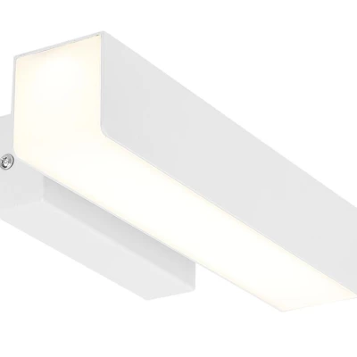 Moderní nástěnné LED osvětlení LANDER - 10W, 4000K (denní bílá), hranaté, bílé